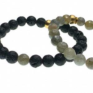You and I Labradorite bracelet