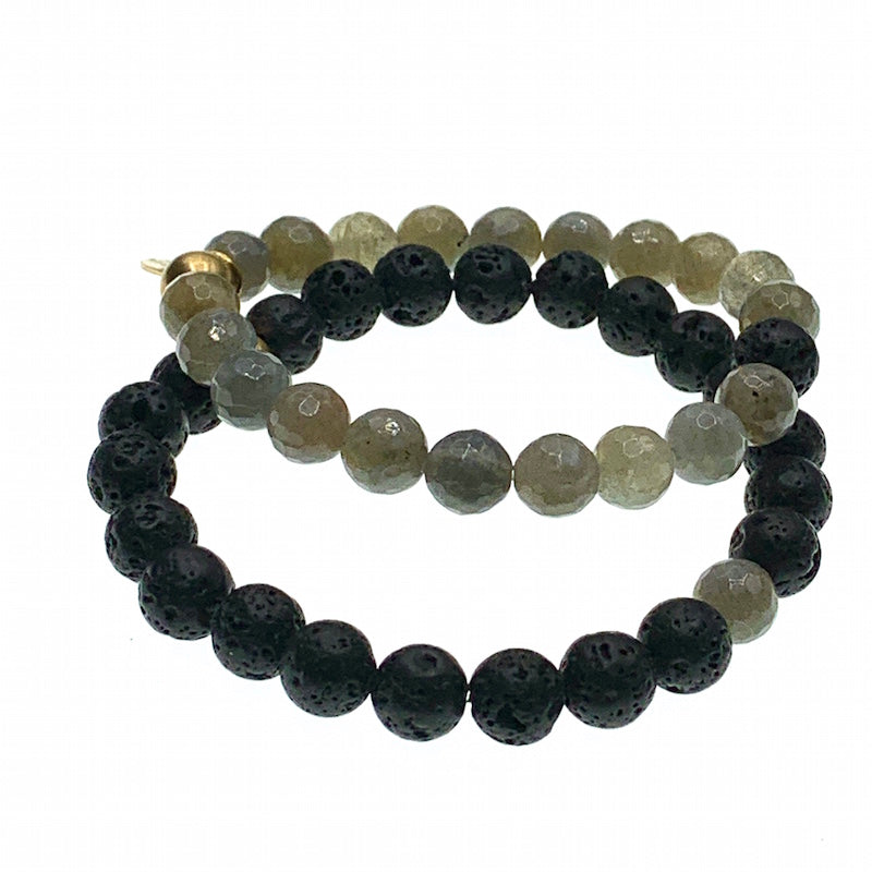 You and I Labradorite bracelet