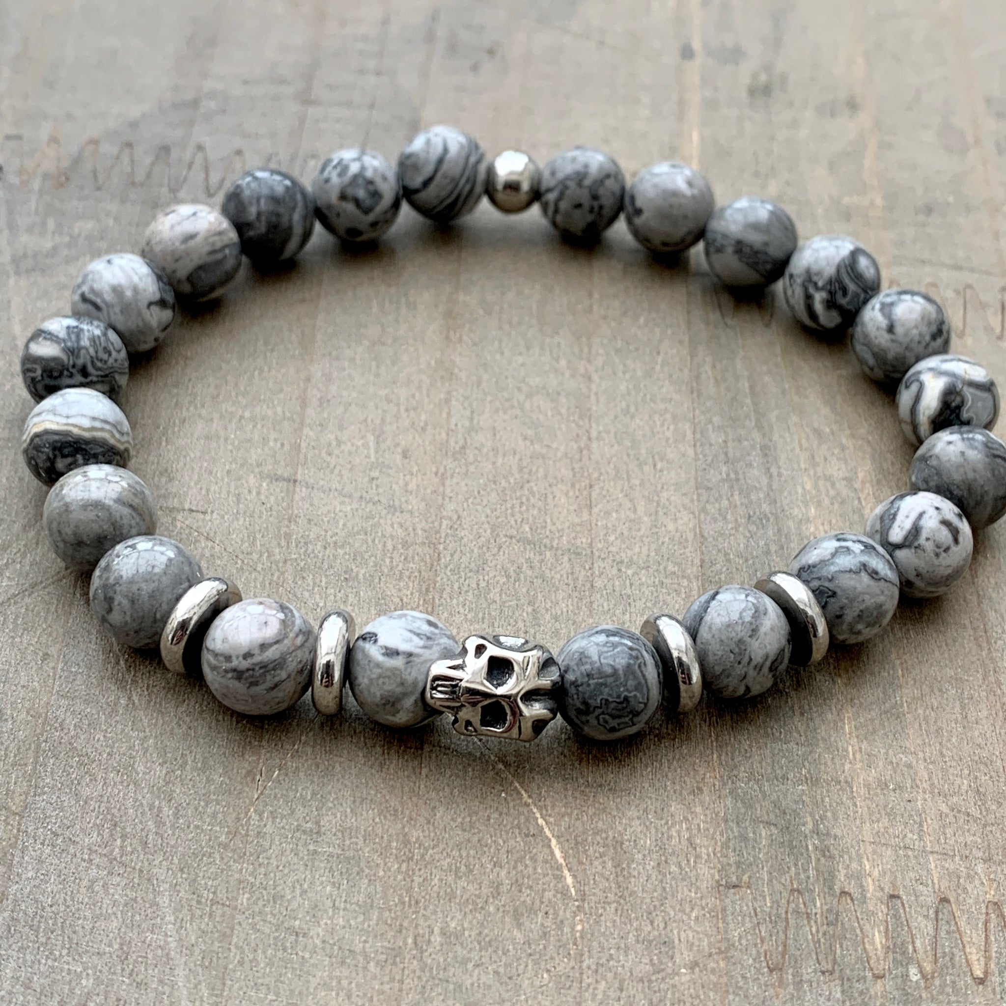 Camden grey stone bracelet