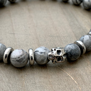 Camden grey stone bracelet