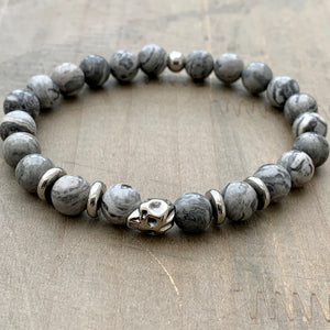 Camden grey stone bracelet