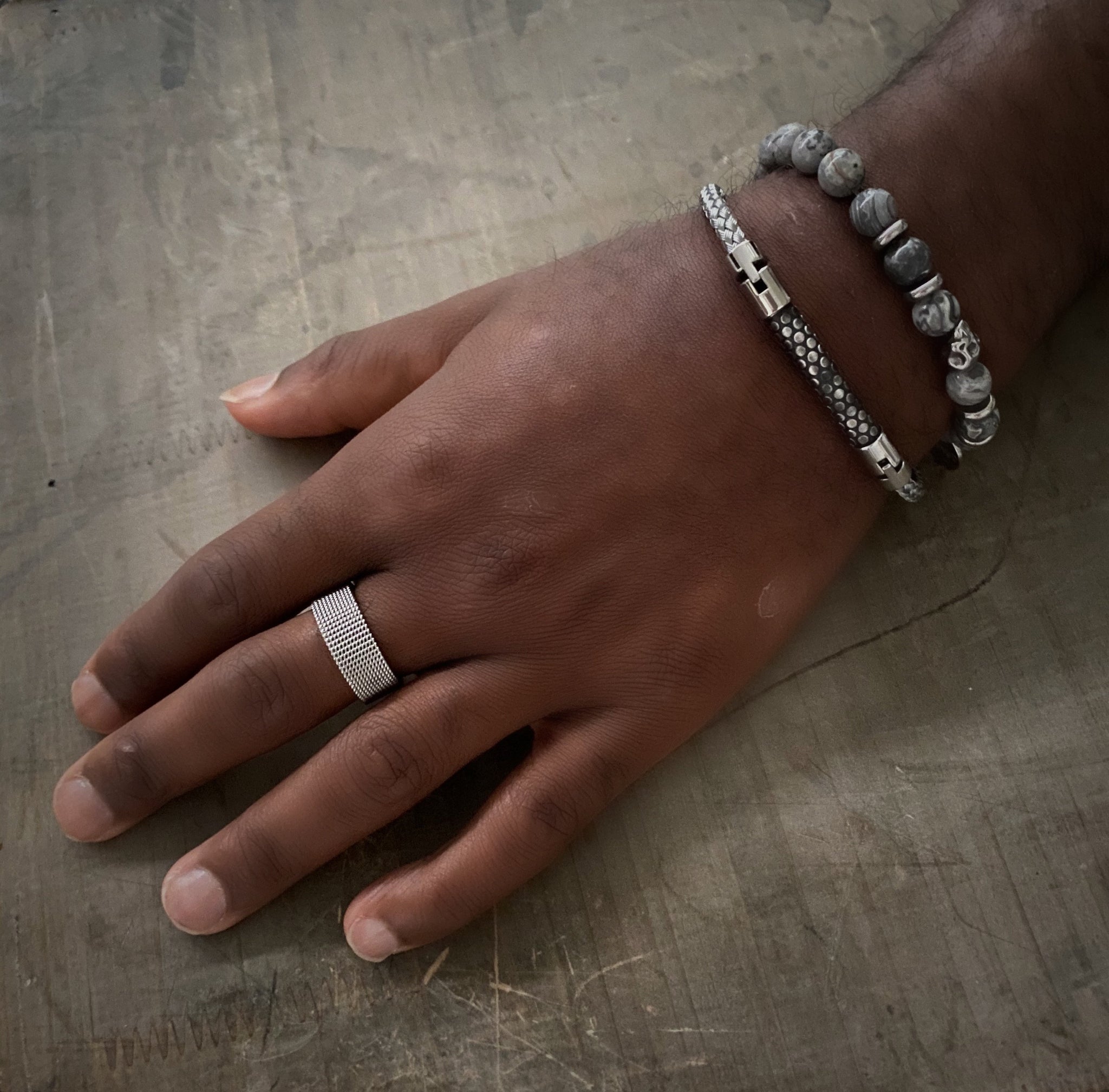 Camden grey stone bracelet