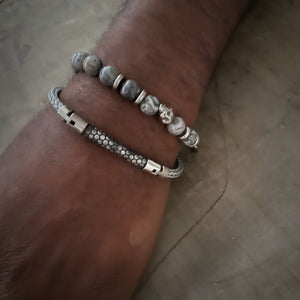 Camden grey stone bracelet