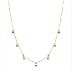 Tiny ball necklace