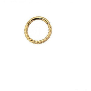 Twisted septum/ helix hoop/ Tragus/ cartilage earring