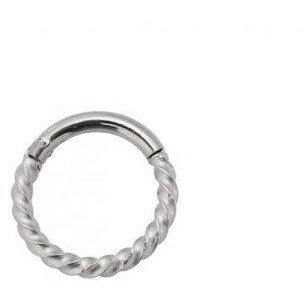 Twisted septum/ helix hoop/ Tragus/ cartilage earring