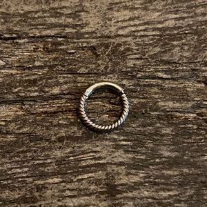 Twisted septum/ helix hoop/ Tragus/ cartilage earring
