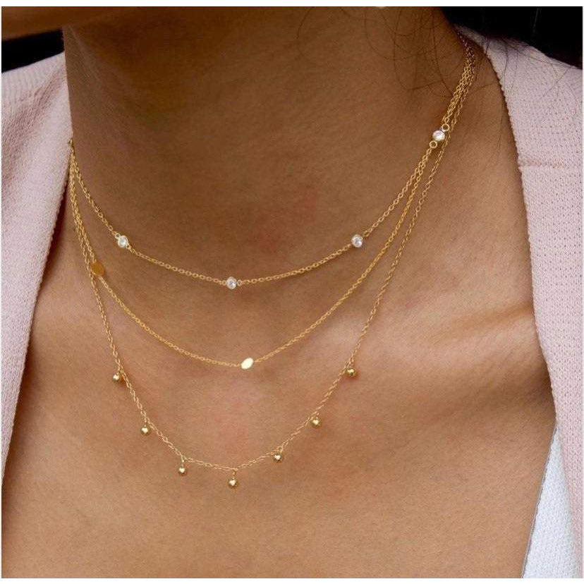 Tiny ball necklace