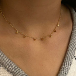 Tiny ball necklace