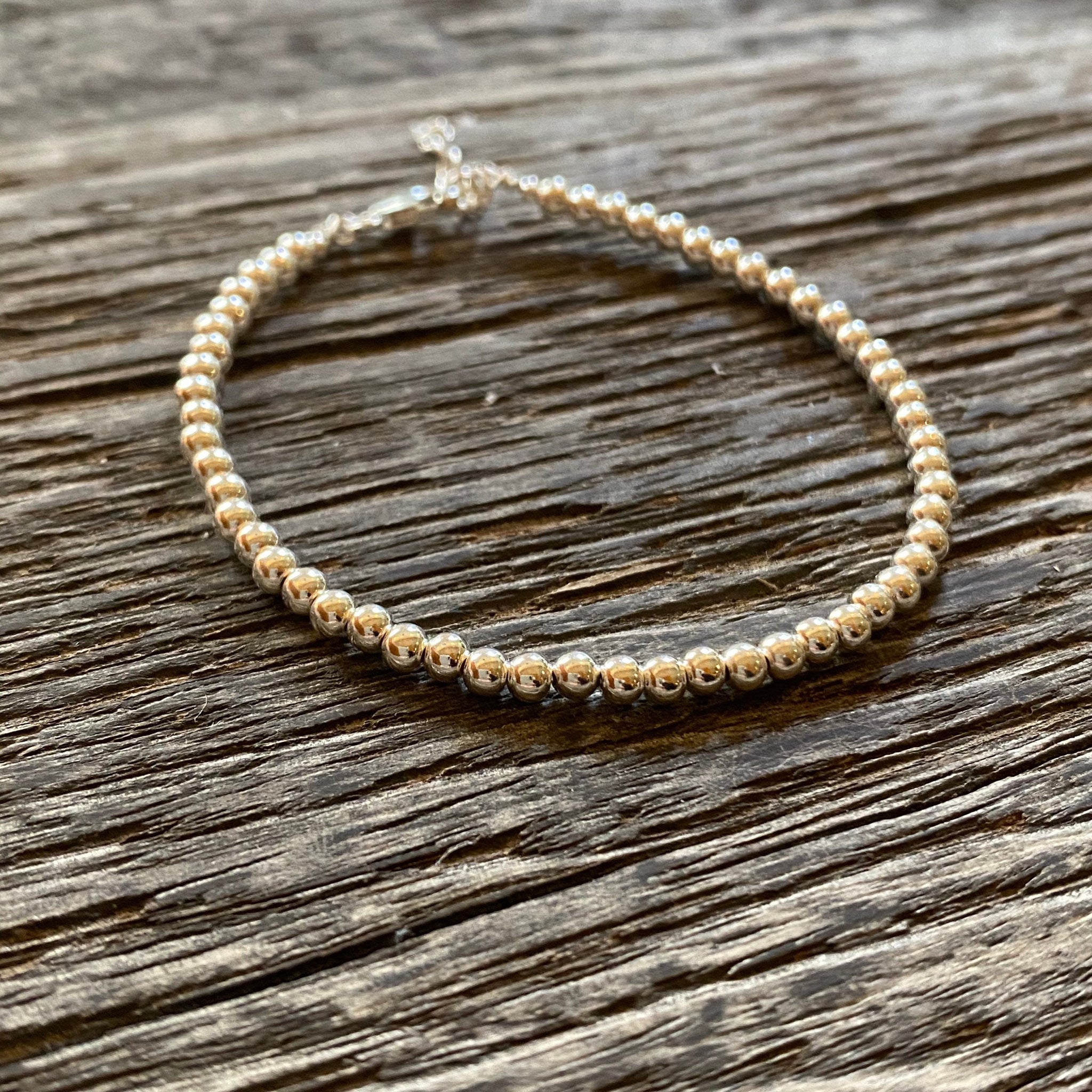 Beaded  goldfilled  bracelet