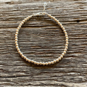 Beaded  goldfilled  bracelet