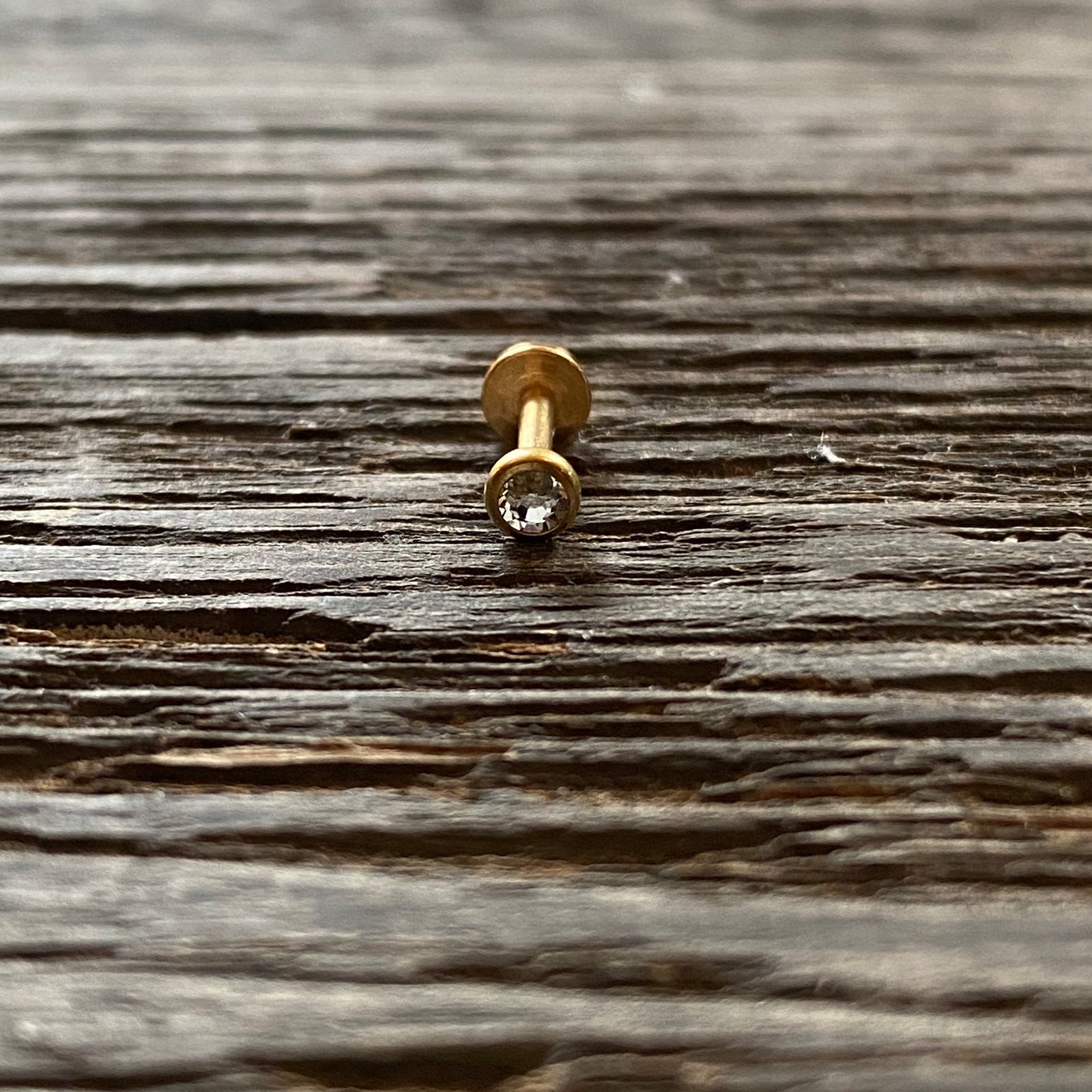 Labret with CZ, Conch , Helix , Tragus , Cartilage