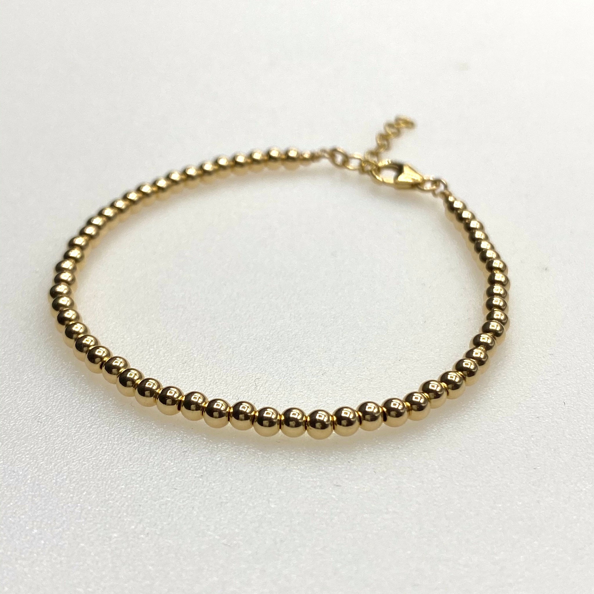 Beaded  goldfilled  bracelet