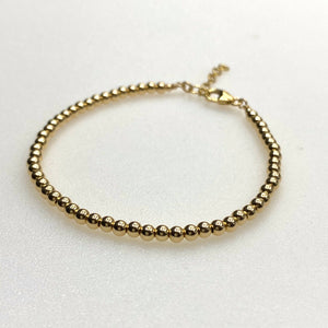 Beaded  goldfilled  bracelet