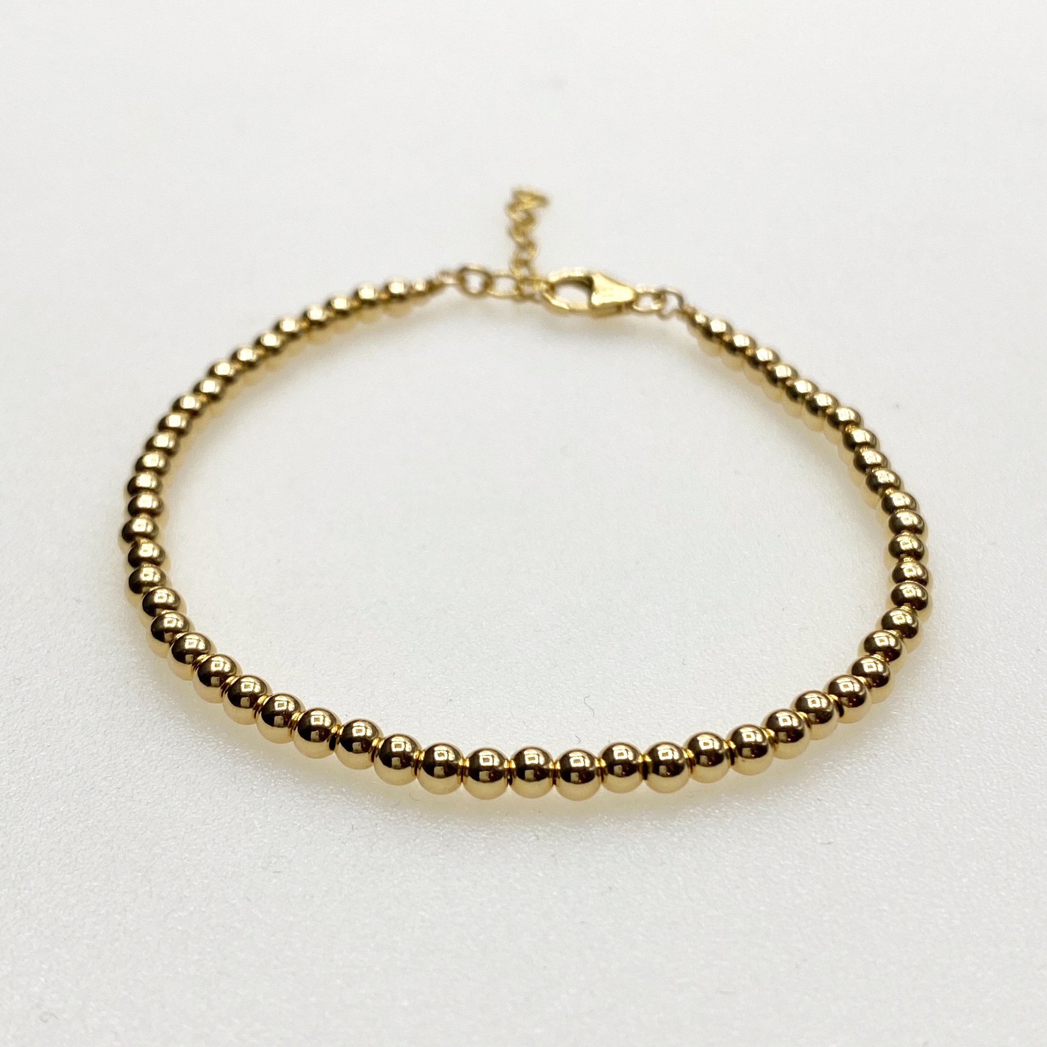 Beaded  goldfilled  bracelet