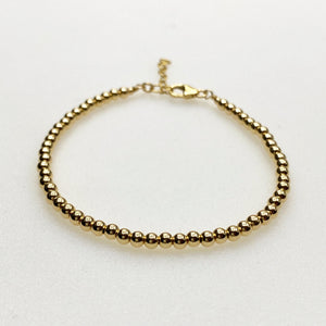 Beaded  goldfilled  bracelet