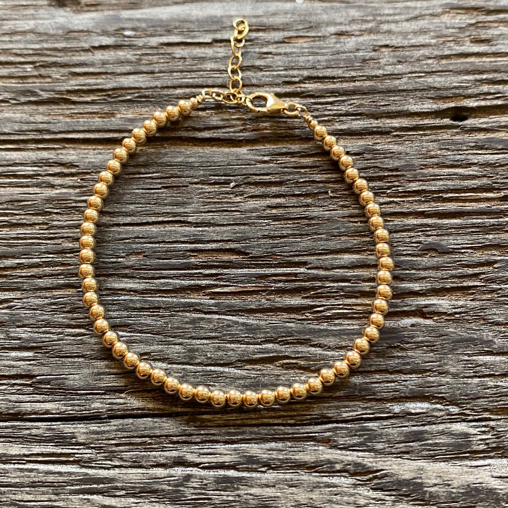 Beaded  goldfilled  bracelet