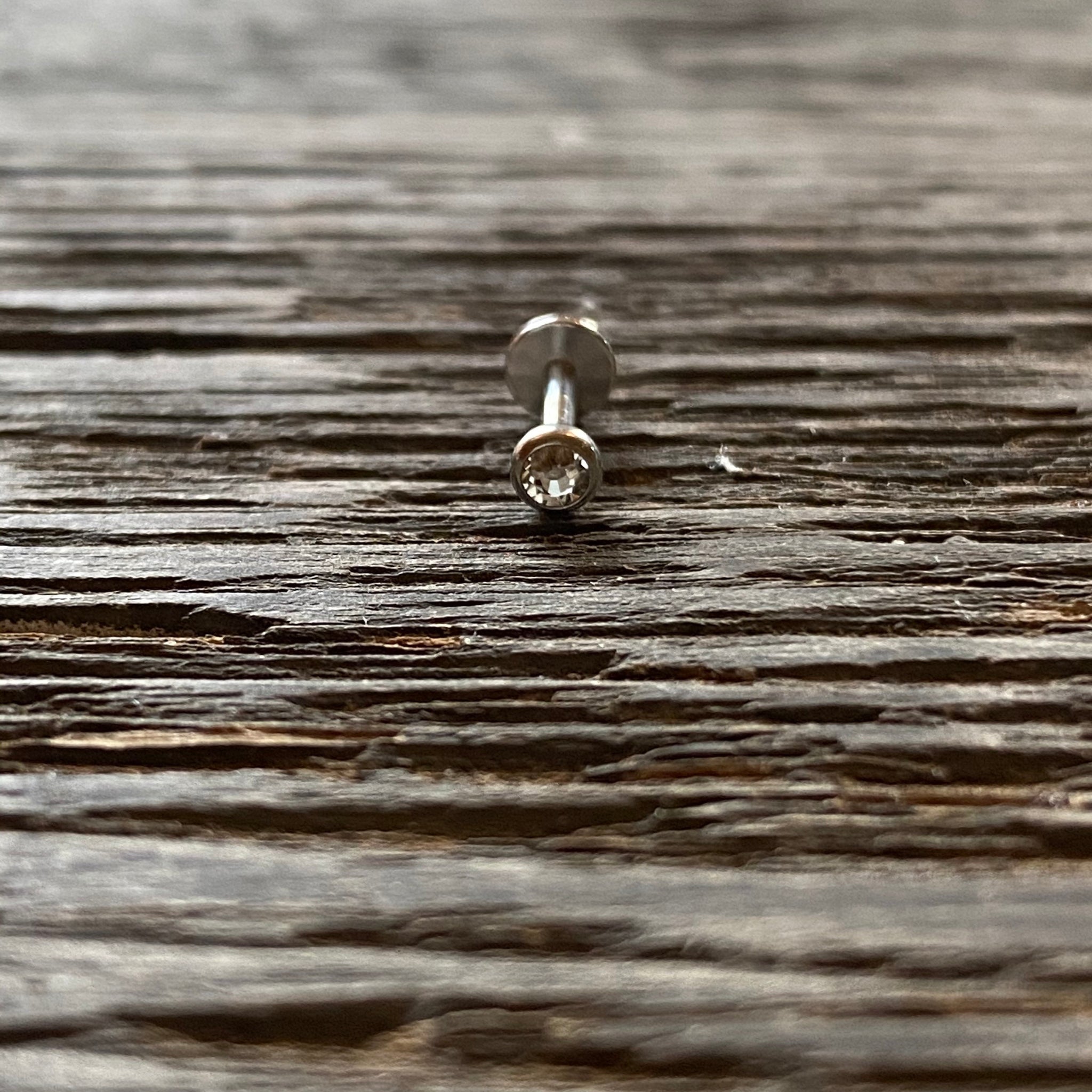 Labret with CZ, Conch , Helix , Tragus , Cartilage