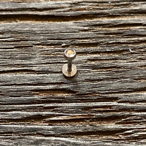 Labret with CZ, Conch , Helix , Tragus , Cartilage
