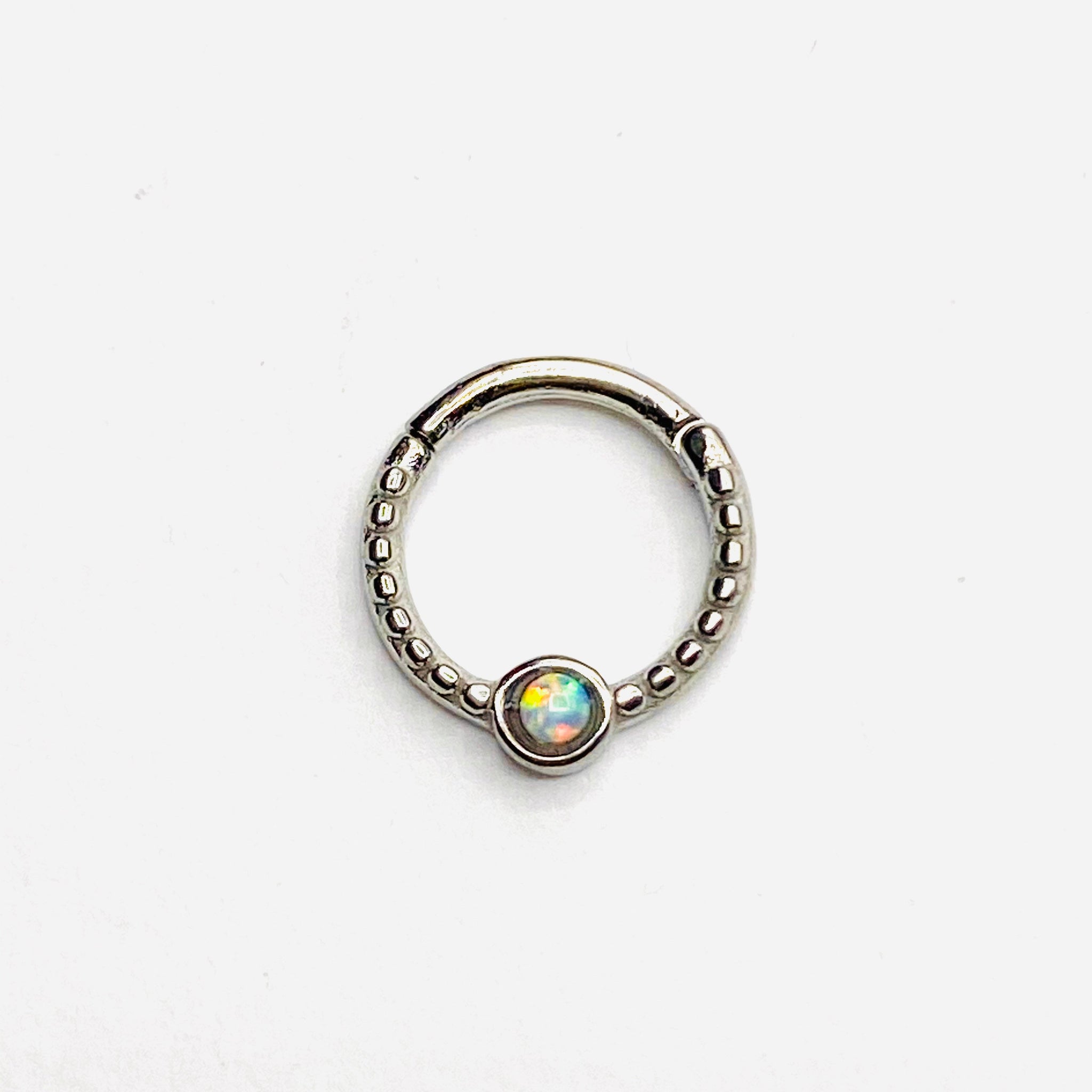 Opal septum jewellery