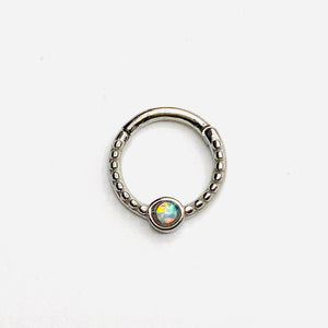 Opal septum jewellery