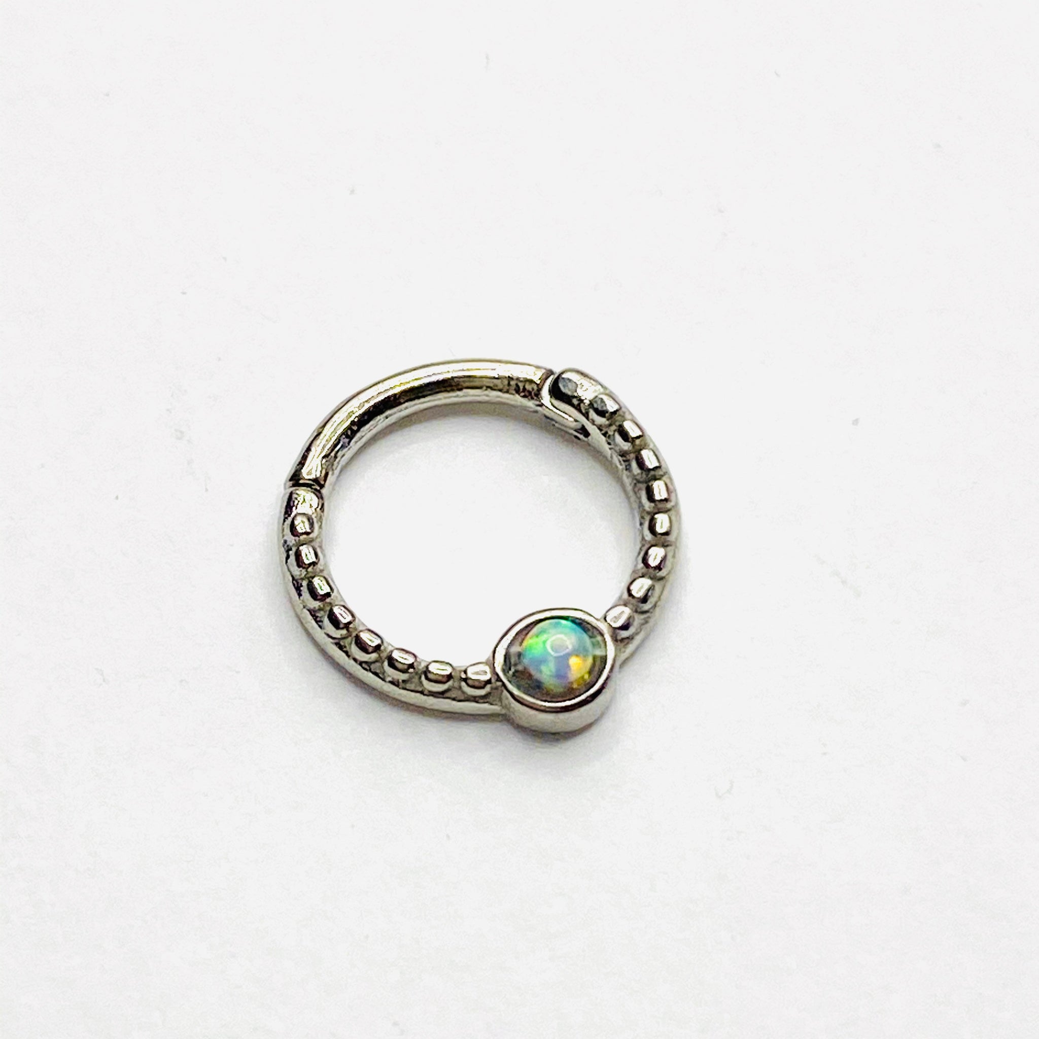 Opal septum jewellery