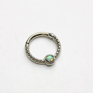 Opal septum jewellery