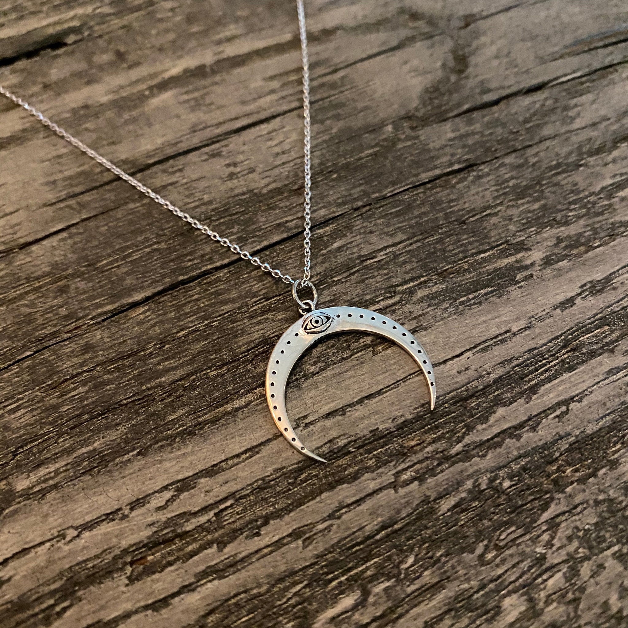 Third eye moon Ouija, silver star necklace Ouija
