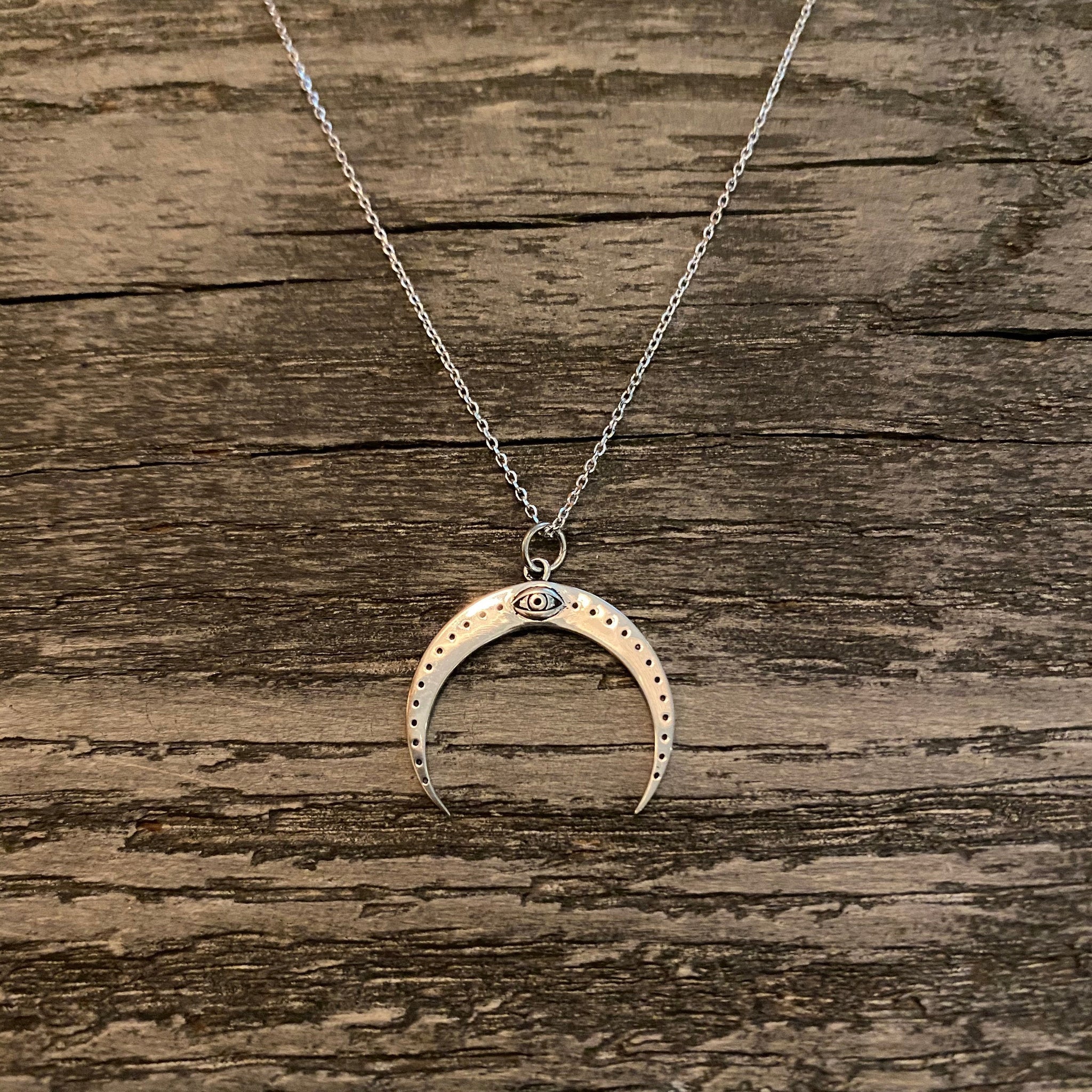 Third eye moon Ouija, silver star necklace Ouija