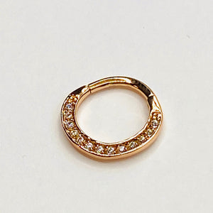 CZ clicker ring