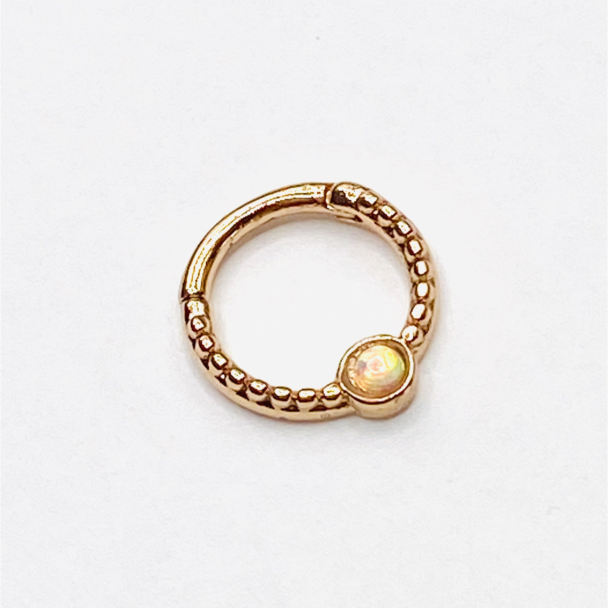 Opal septum jewellery