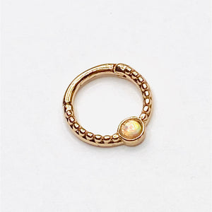 Opal septum jewellery
