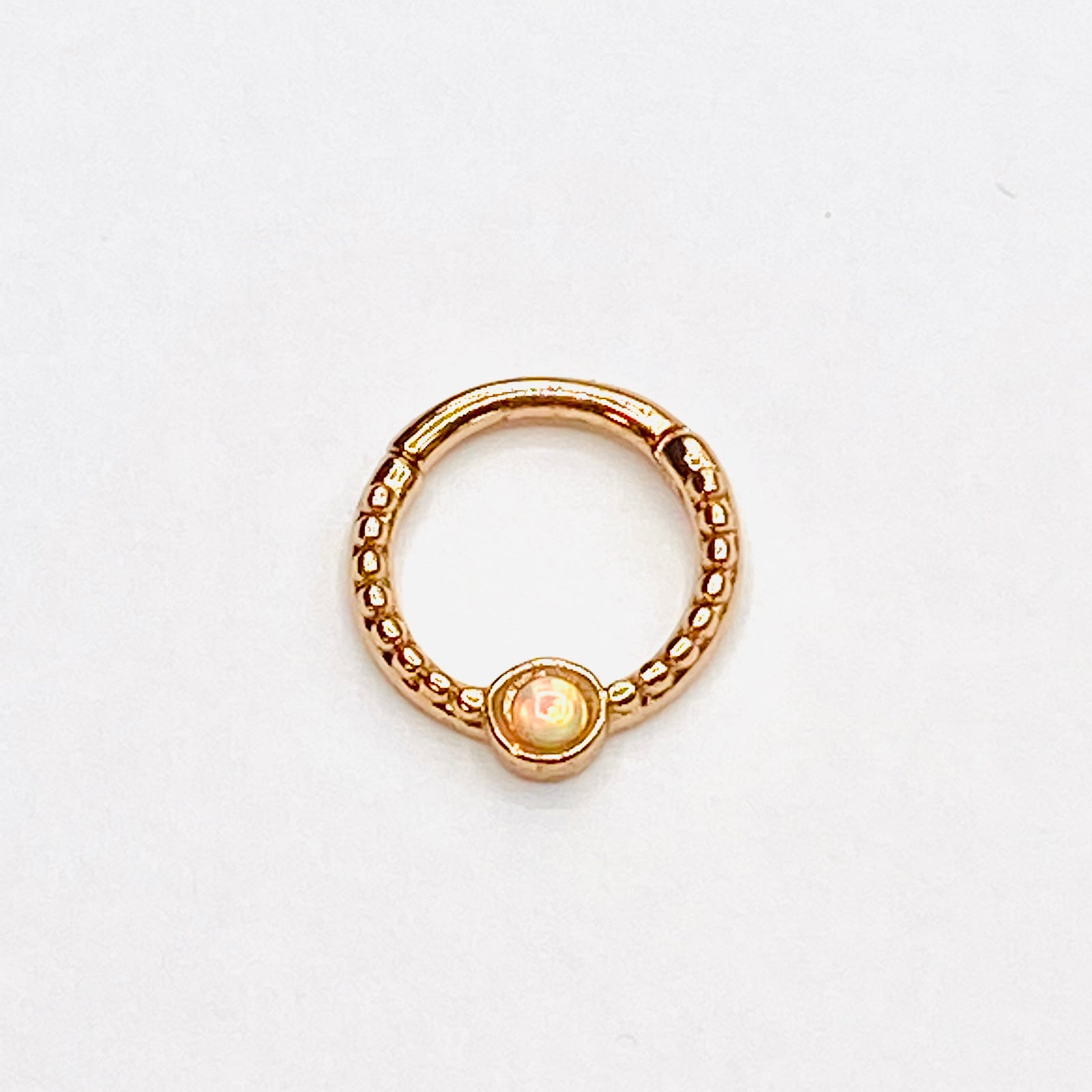Opal septum jewellery
