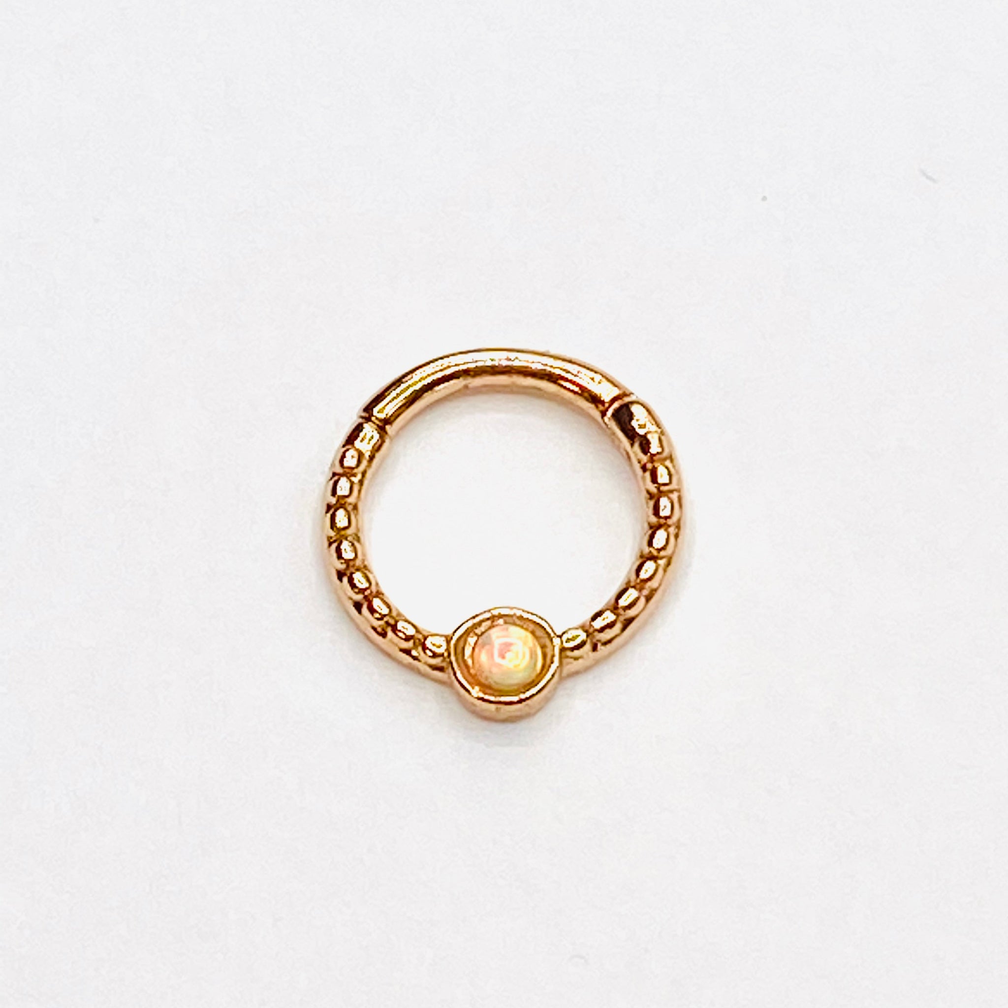 Opal septum jewellery