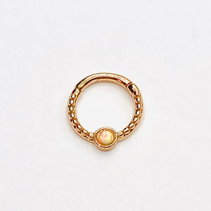Opal septum jewellery