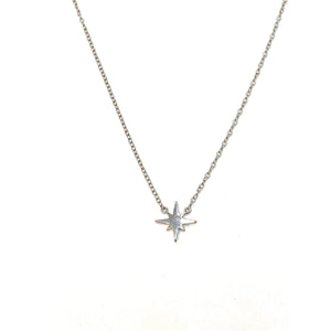 Starburst necklace, celestial necklace, star charm,