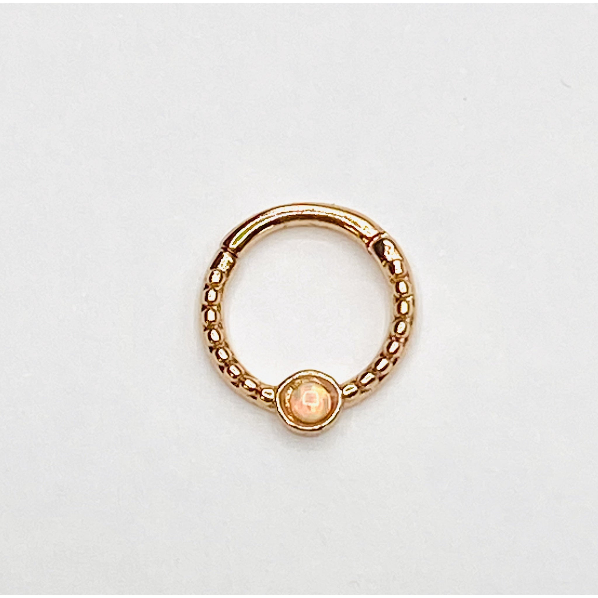 Opal septum jewellery