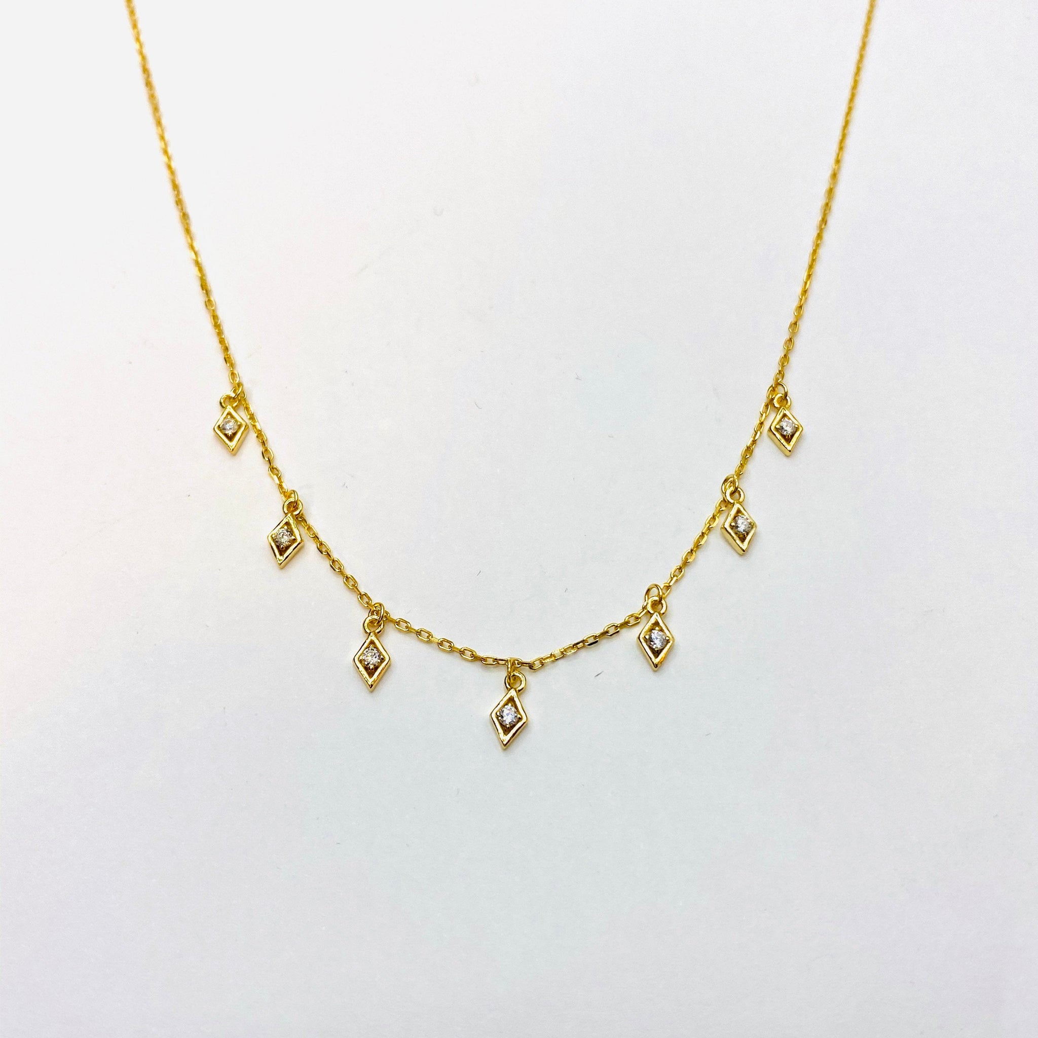 Charm CZ necklace