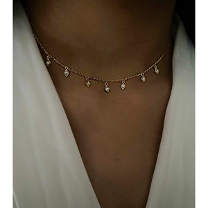Charm CZ necklace