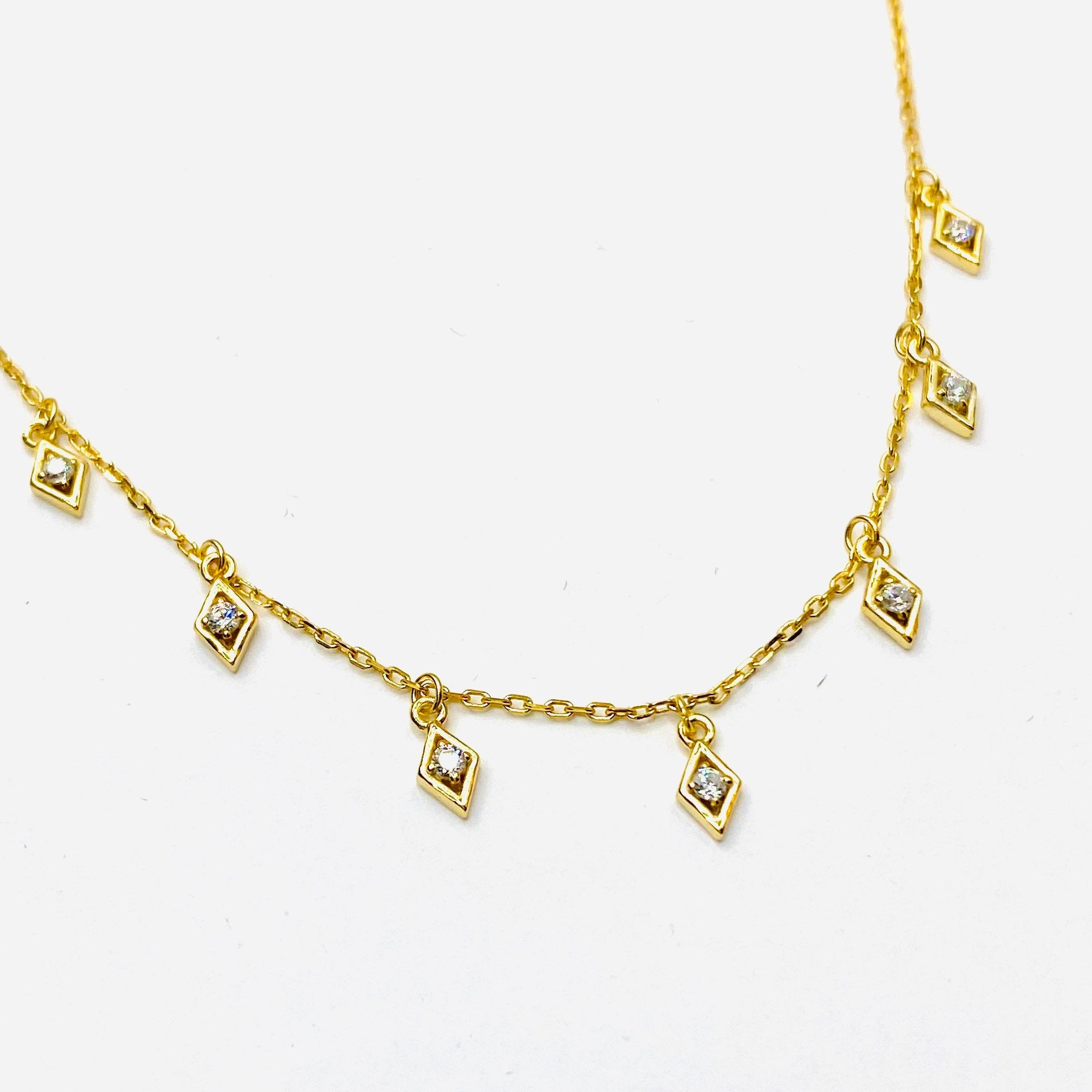 Charm CZ necklace