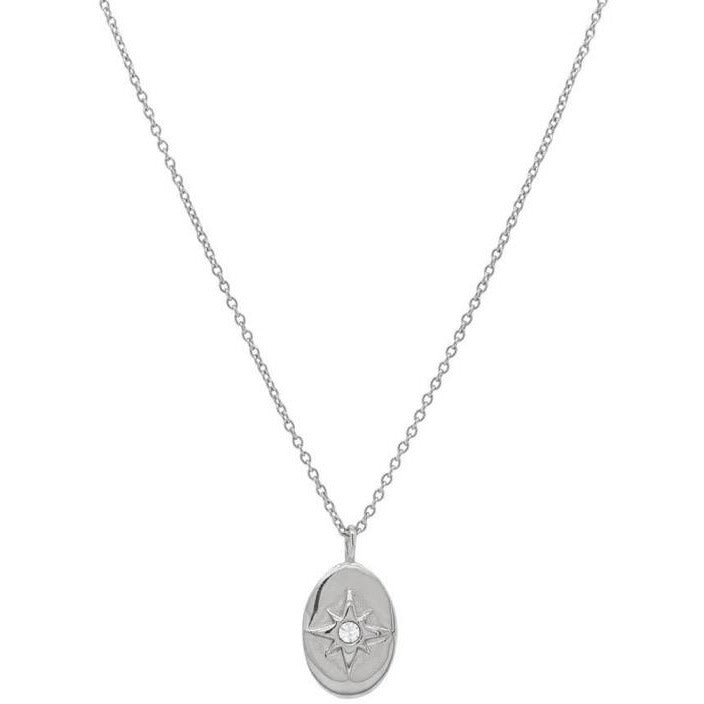 Oval star pendant