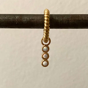 Twisted hoop earring