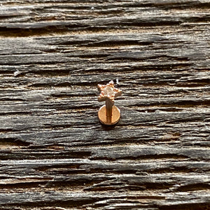 Tiny star labret/ helix/ cartilage