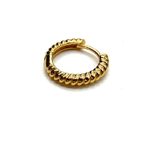 Twisted hoop earring