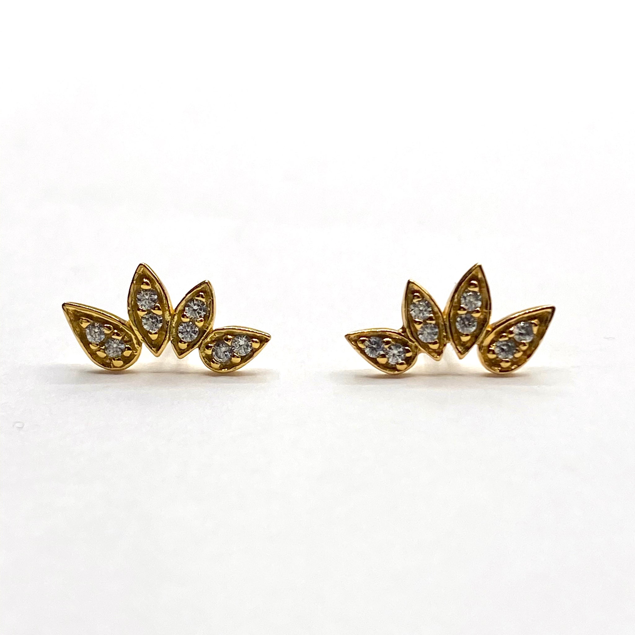 Leaf earrings
