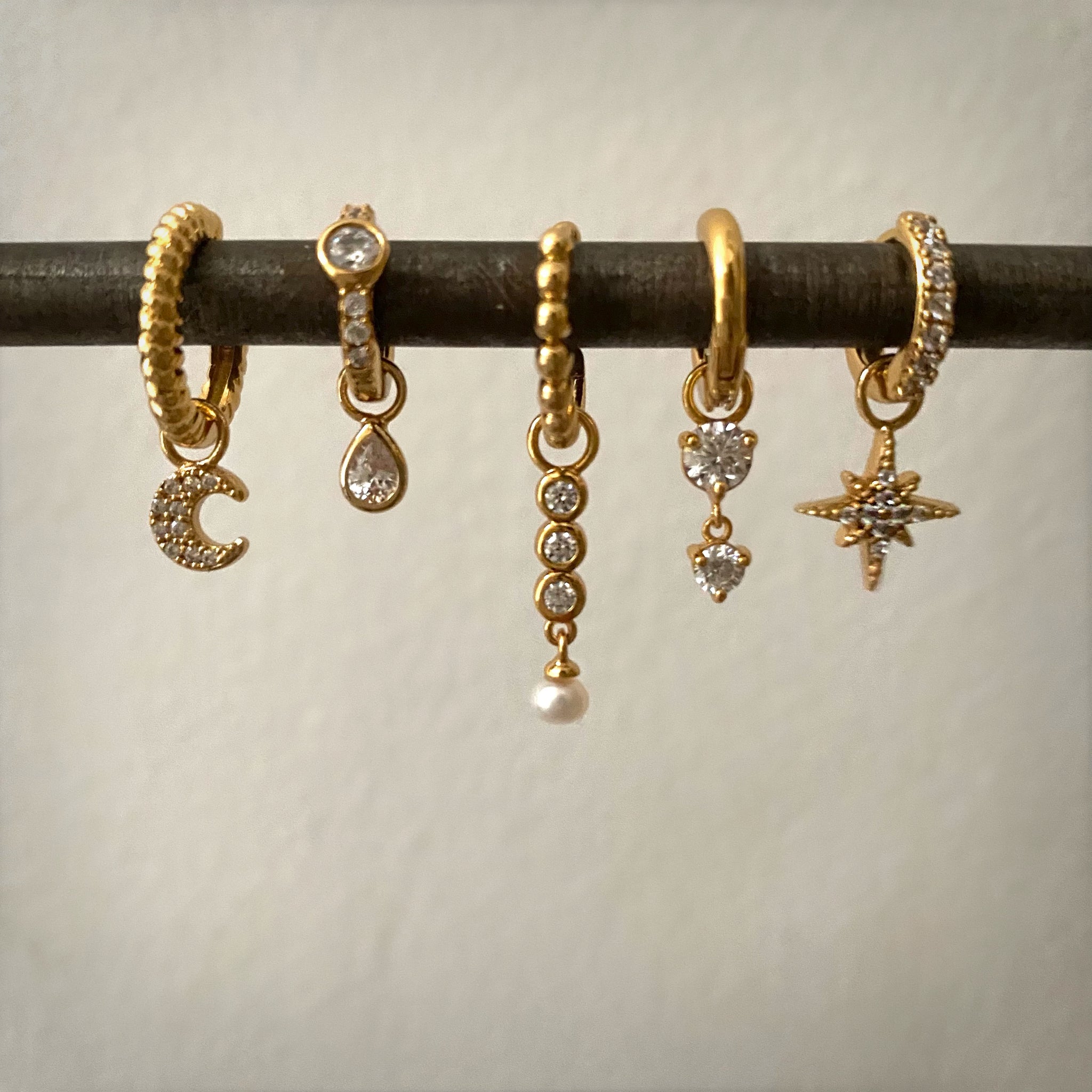 Twisted hoop earring