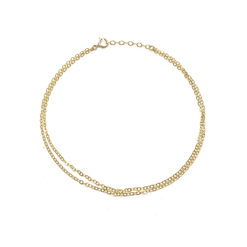 Double Chain anklet