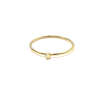 Opal goldfilled ring