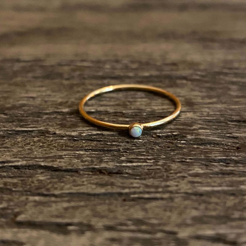 Opal goldfilled ring