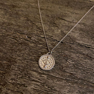 Protective coin necklace